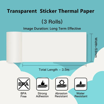 Transparent Rolls Self-adhesive